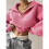 Women Long Sleeve Sweaters Oversized Stretch Fitted Pullover Sweater Ribbed Solid Color Knit Jumper Tops  S 3