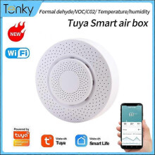 Tuya Wifi/ZigBee Smart Air Box Formaldehyde VOC Carbon Dioxide Detector Temperature