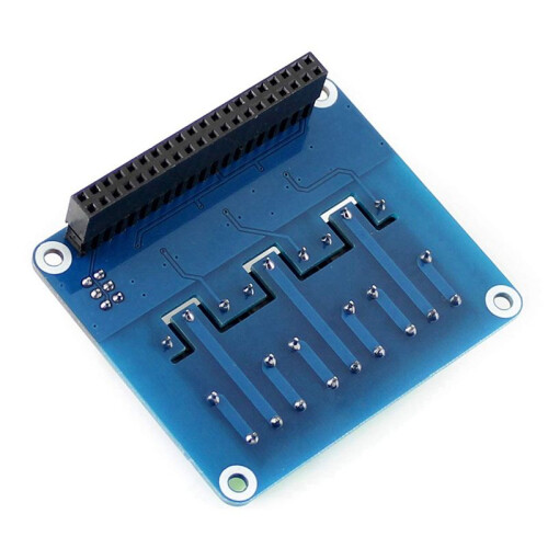 5X Waveshare 5V 3-Channel Relay Module Expansion Board Breakout Shield HAT Kit for RPI Raspberry Pi Zero 2 W WH 2W 3 2
