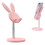 Cute Rabbit Mobile Phone Holder, Compatible with All Devices, Adjustable Height And Angle,pink 1
