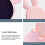 Cute Rabbit Mobile Phone Holder, Compatible with All Devices, Adjustable Height And Angle,pink 3