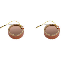 2X Cápsula de Microfone Condensador de Gravação de Núcleo de Microfone de Diafragma de 34 Mm