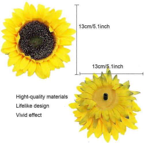 Artificial Sunflower Vine Artificial Silk Flower Garland Wreath 4 Pack 1