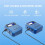 2.4G Wireless Lavalier Microphone System Microphone Transmitter Receiver Built-in Noise Reduction Chip for Interview 3
