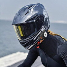 Auricolari Stereo 5.4 per Casco da Moto, Chiamate In Vivavoce, Impermeabili, Riduzione del Rumore