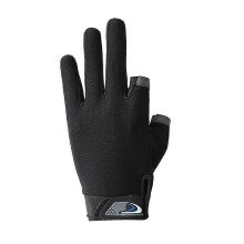 1 Pair Summer Anti-Slip Breathable Fishing Gloves Two Finger Cut Durable Fishing