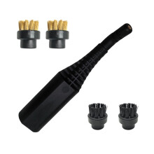 For Dupray Steam Cleaner Nozzle Brush Set with Brass and Nylon Brushes for Cleaning Grout Tile Oven Car Kitchen