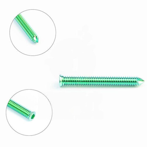 4.0x32mm Titanium Locking Screws for Veterinary Orthopedics and Surgical Instruments 6 Pcs 2