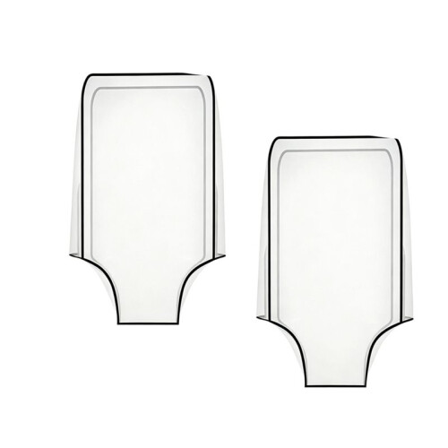 2 St 20" Resväskor Täcker Resväska Täcker, Transparent Vattentät Fodral Resväska Skyddstäck