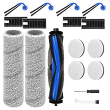For Deebot X11 OmniCyclone 17-Piece Replacement Kit: Main Brush, Roller Mops, Filters & More