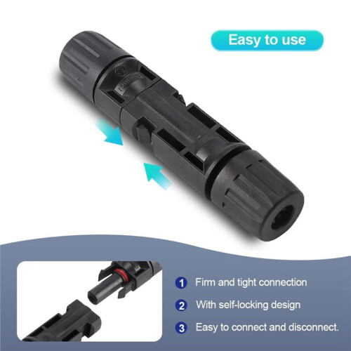 1000V 30A Solar Panel Connectors, IP67 Waterproof PV Cable Wire Terminals for 2.5/4/6mm² Solar Panel Kit (10 Sets) 2