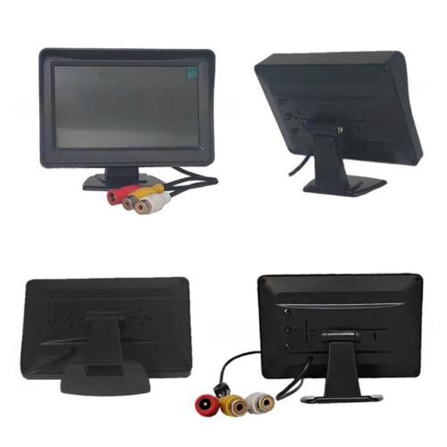 Módulo de Display LCD IPS de 5 Polegadas 800x480 CVBS/AHD para Câmera de Ré de Carro e CCTV