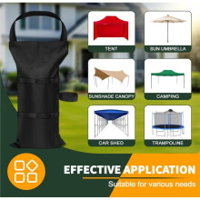 Weights for Gazebo, Pack of 8, Tent Sandbag 46 X 23 cm, Sandbags for Weighing with Fastening, Sandbag Weight for Tent