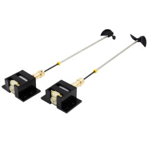 Ensemble de Moteur à Double Moteur pour Bateau RC Moteur 130 pour Bateau Modèle RC DIY Partie de Bateau
