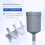 GL45 Safety Cover HPLC Mobile Phase Waste Liquid Device with Activated Carbon Filter 5