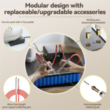 Portable Battery Spot DIY Welding Machine 18650 Battery Pack Nickel Strip and Nickel Belt Welding Tool