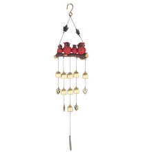 Outdoor Wind Chime, Cardinal Garden Wind Chime, Backyard Hanging Decoration, Dedicated to A Loved One