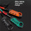 ULAC Bicycle Nuvo Lock ULAC K6D Bicycle Combo Lock Three Digit Password Combination Password Security Lock for Bicycle Green 3