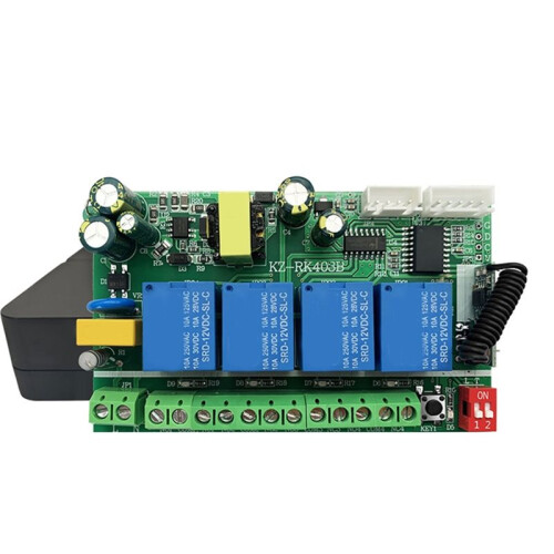 AC 85V-256V 4CH 4 Channel 10A Relay RF Wireless Remote Control  System 433 MHz Transmitter and Receiver 2