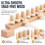 Chunky Blanket Loom Kit, 46" Adjustable Solid Wood Hand Knitting Board for DIY Throw Blankets & Chunky Yarn 4