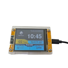 1000Kh/S NMMinerNerdMiner Geüpgraded BTC Solo Miner 2.8 Inch Slimme Touchscreen Bitcoin Crypto Miner voor Thuis
