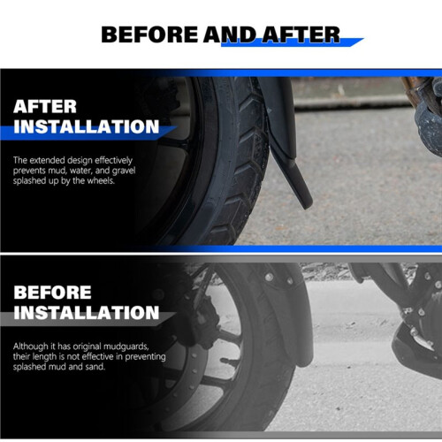Front  Extender Mudguard Extension  Guard Protector for  Guerrilla 450 2024-2026 1