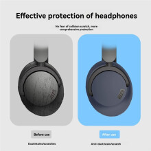 Ear Pads+ Set for 1MORE SonoFlow HC905 HQ51 Headset Silicone Protective Case Earmuff Repair Part A