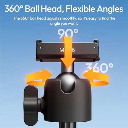 MT66  Quick- Release Tripod Stand Versatile Tripod Selfie Stick with  Strap for Bag for  Osmo Action 6 2
