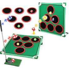 Golfset Spelmat Doelriemstand Binnen en Buiten Draagbaar Ouders Kind Interactief Kinderspeelgoed