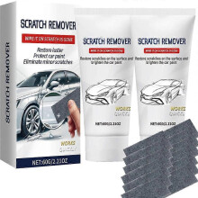 (2pcs) Car Remover Kits Scratch Repair Paint Body Compound Paste Touch Up Clear Remover
