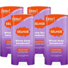(4pcs) Whole Body Deodorant Stick 72 Hour Odor Control Long-Lasting Fragrance Armpit Odor Remove Sweat Refreshing Antiperspirant Stick