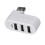 RYRA USB Hub 2.0 Adapter Rotate High Speed Disk Reader USB Splitter 3Port Multi USB 1