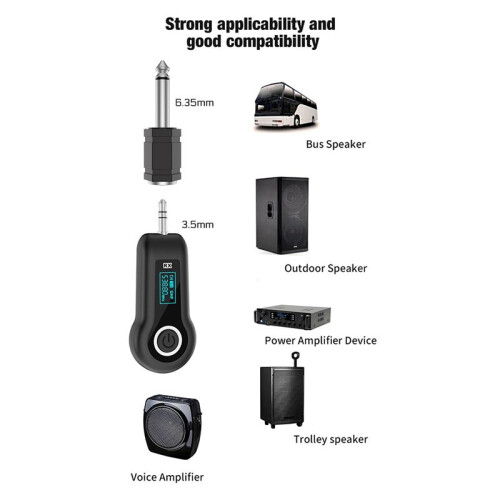 2.4G -Mounted Wireless Microphones Headset Transmitter with Receiver for Voice Amplifier Speaker Teaching Audio A 1