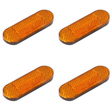 4X Riflettore Tubo di Sicurezza Anteriore Riflettente In ABS per Mi Scooter Elettrico 1S Pro Pro2 M365 Avviso Notturno Sul Tubo Anteriore