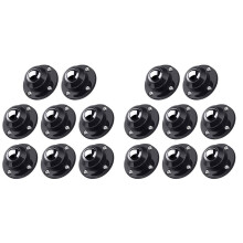 16 Pack Self Adhesive Caster Wheels for Furniture, Load Capacity 28LBS Per Wheel, Low Profile Swivel Wheels
