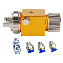 3X Automatic Paint Spray-Gun Sprayer A-100 Painting Pneumatic Tools for Wave-Soldering Plastic Vacuum 1.0mm