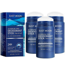 (3pcs) Natural Deodorant Stick for Armpit Anti Odor Remover Long Lasting Freshing Sweat Eliminate Bad Smell Smooth Underarm Deodorant