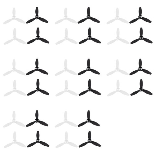 32 Propellers Props Replacement Parts Blades for  Bebop 2 Drone Black White