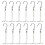 Pattern Making Hooks (12 Pieces) - Excellent for Hanging Permanent Patterns Made of Oaktag or Manila Pattern Paper 1