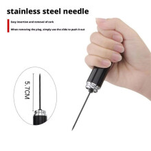 2X Steel Air Pressure Pump Wine Bottle Opener Pen Shape Fast Corkscrew Pin Kitchen Bar Party Tool Portable Wine Opener B