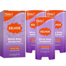 (3pcs) Women's Full Body Deodorant Stick Aluminum-Free Deodorant Stick 72 Hour