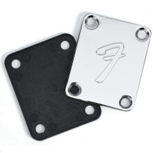 3X 70S 4-Bolt Guitar Neck Plate Neckplate with Screws (Silver)