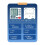 2X Magnetic 4-Channel 4-Group Timer LCD Display Timer Kitchen Cooking Experiment Milk Tea Learning Reminder 6
