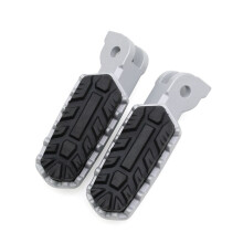 Motorcycle Front Rear Footrest Foot Pegs Pedals for Multistrada V4 V4S Pikes V2 V2S 2021+ Silver & Black