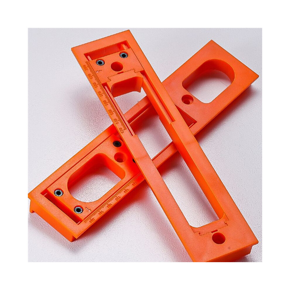 Door Hinge Jig Installation Kit, Adjustable Door Frame Hinge Template Router Jig Fits Most Doors 6031294163267