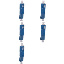 5X Optical Equipment Tool LC Female to SC Male Hybrid Flange Singlemode 9/125 SM Optical Fiber Adapter Connector