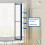 Magnetic Clothes Rack,Storage Rack,Side Space Saving,Wall Mounted Towel Rack for Increased Storage Space 25cm 1