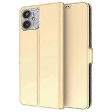 For Xiaomi Redmi 13C 5G Cell Phone Cases Foldable Stand Card Holder PU Leather Cover - Gold
