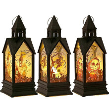 Halloween Scarecrow Light Lamp Led Lantern Party Home Props Decor Indoor Outdoor