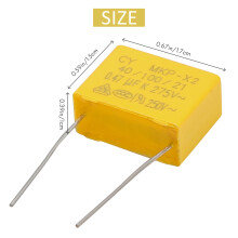AC 275V 0.47uF Polypropylene Film Safety Capacitors 10 Pcs